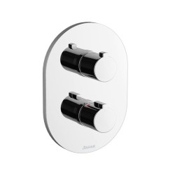 Termostatinis potinkinis maišytuvas Ravak Chrome, voniai/dušui CR 063.00, su jungikliu, chromas