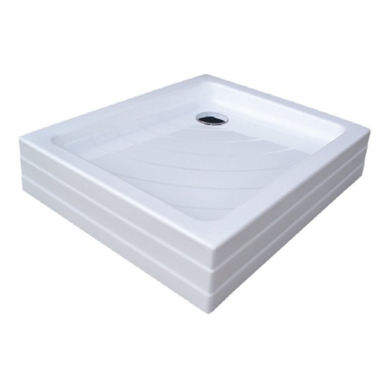 Akrilinis dušo padėklas Ravak Aneta, 75x90 PU baltas