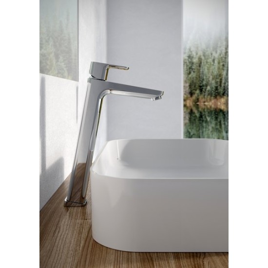Praustuvo maišytuvas Ravak 10° Free, TD F 015.00 333 mm, be dugno vožtuvo, chromas
