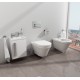 WC klavišas Ravak, Chrome baltas